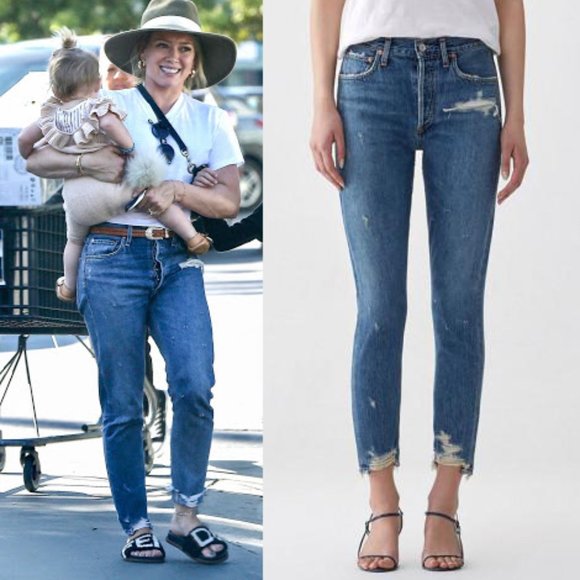 agolde jamie high rise grade